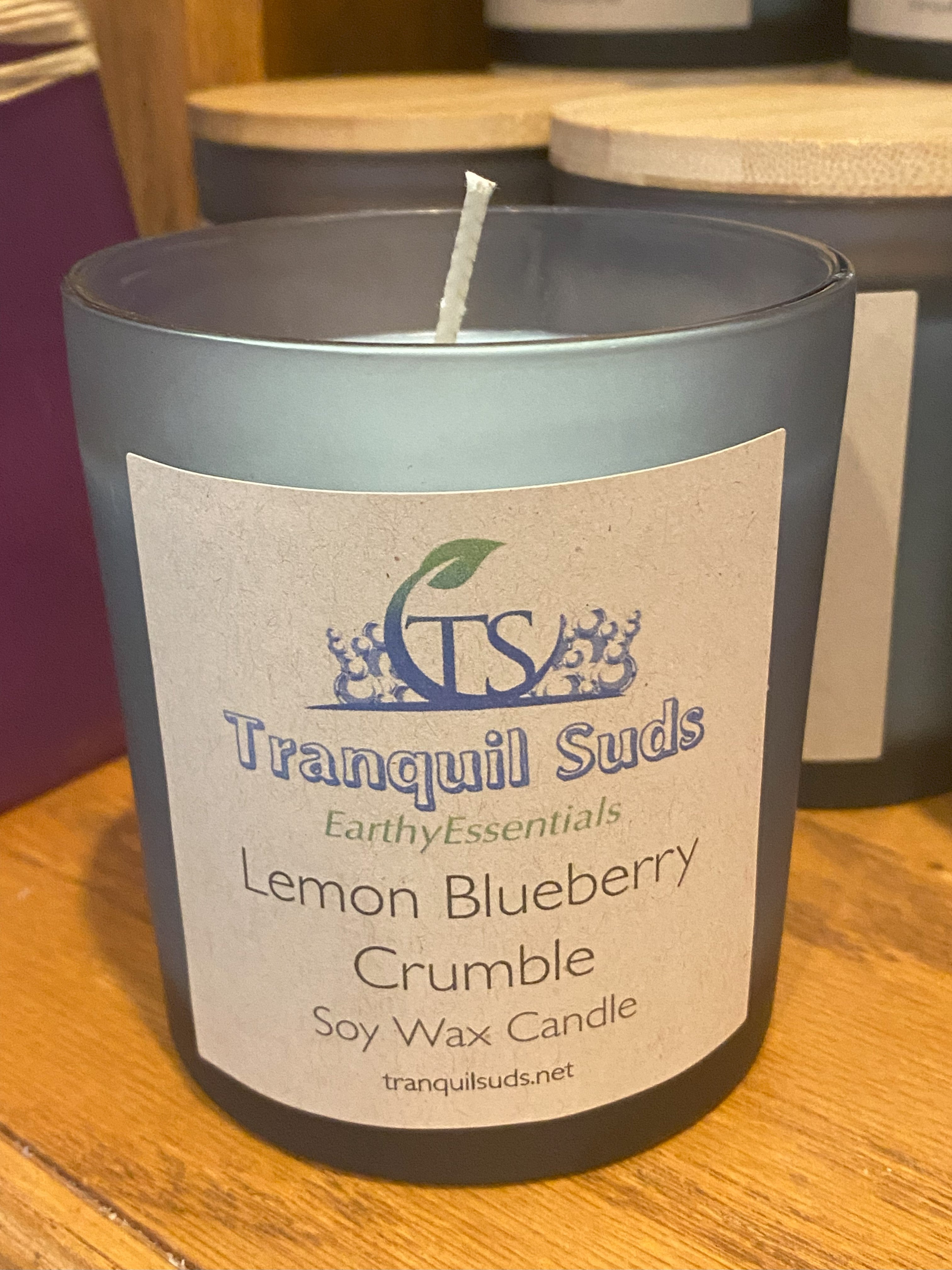 Lemon Blueberry Crumble Soy Wax Candle
